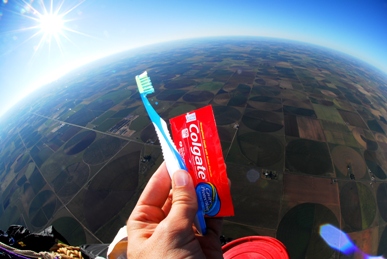 Morning aboard a Gas Balloon