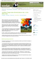 Chairway To Heaven: Accenture Spotlight On People