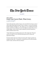 Chairway To Heaven: The New York Times